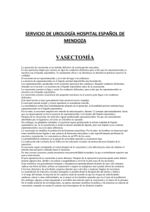 vasectomía - Hospital Español