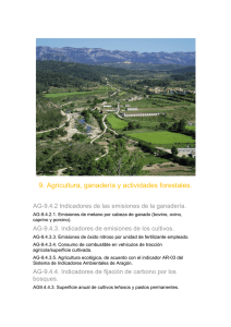 Agricultura, ganadería y actividades forestales