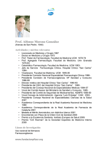 Prof. Alfonso Moreno González
