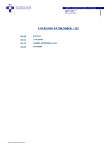 anatomía patológica - iii - Hospital Universitario Central de Asturias