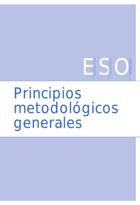 Principios metodológicos generales