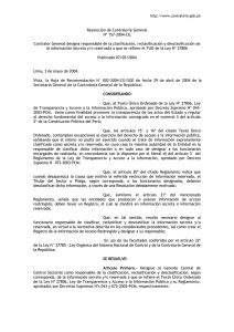 Resolución de Contraloría General Nº 157-2004