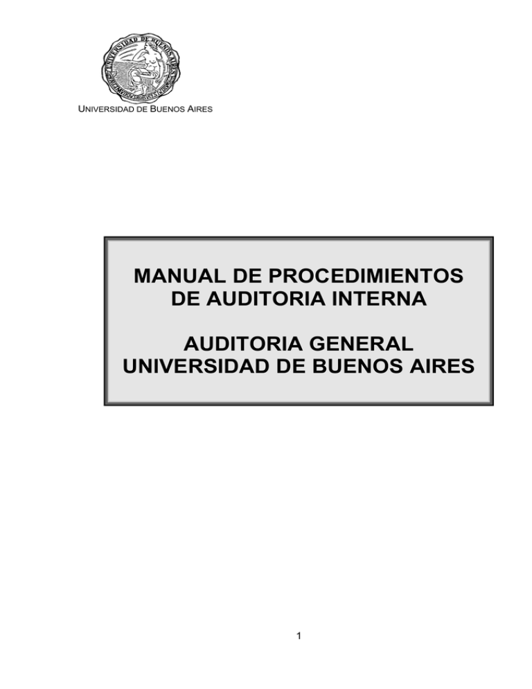 Manual De Procedimientos De Auditoria Interna 9996