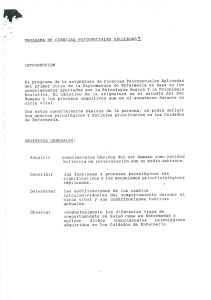 Ciencias Psicosociales Aplicadas