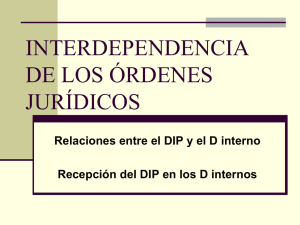 Relaciones entre el DIP y el D interno