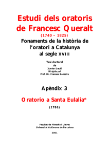 estudi dels oratoris de francesc queralt (1740-1825)