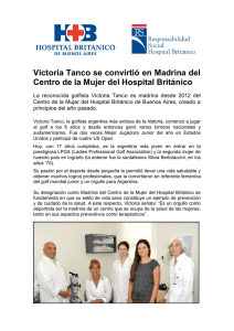 Victoria Tanco se convirtió en Madrina del Centro de la Mujer del