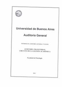 Informe de Auditoría General Final Nº 532/2011