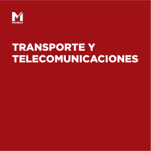 transporte y telecomunicaciones