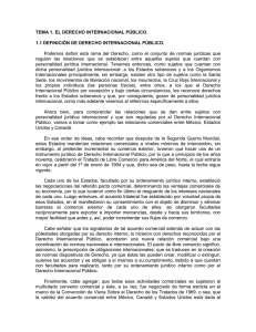 TEMA 1. EL DERECHO INTERNACIONAL PÚBLICO. 1.1