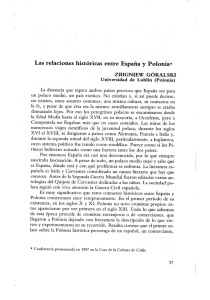 Las relaciones históricas entre España y Polonia