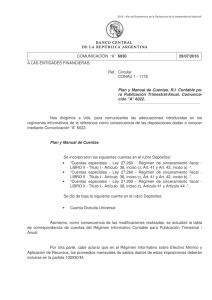 COMUNICACIÓN “A” 6030 29/07/2016 A LAS ENTIDADES