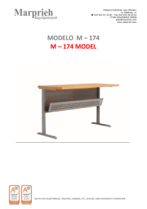 modelo m – 174 m – 174 model