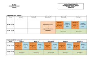 GRADO EN ENFERMERÍA Septiembre 2016