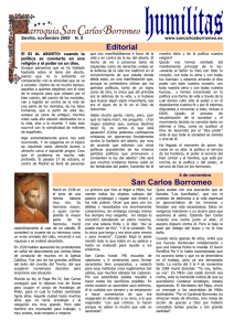 Editorial San Carlos Borromeo - Parroquia San Carlos Borromeo