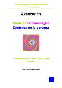 Avanzar en AGCP (Martínez T. 2013)