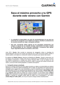 Saca el máximo provecho a tu GPS durante este verano con Garmin