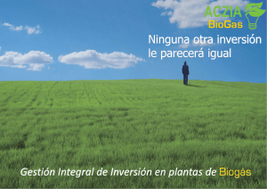 Catalogo planta de Biogas - ENERGREENCOL | Energías