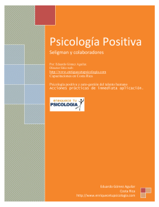 Psicología positiva aplicada