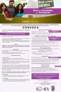 Convocatoria - Universidad Autónoma del Estado de México