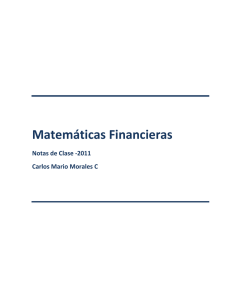 (VF /Vp)]-1 - Curso Matemáticas Financieras