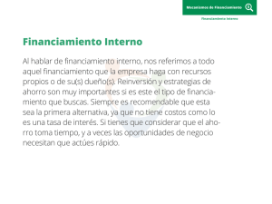 1.1. Financiamiento Interno