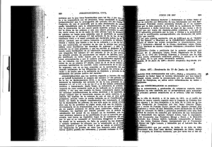 Page 1 º • - f JUNIO DEl 1957 859 858 s JURISPRUDENCIA CIVIL