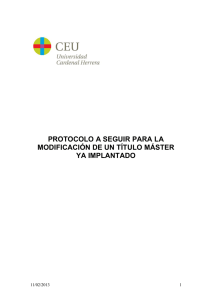 Protocolo Modificaciones Máster UDEC