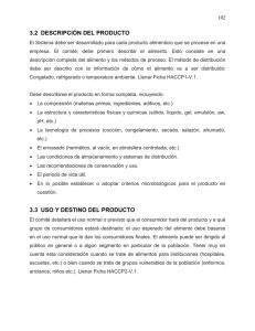 Gu&iacute;a HACCP: Descripci&oacute;n del Producto y BPM en Alimentos