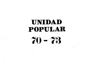 Cronología de la Unidad Popular