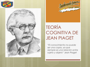 TEORÍA COGNITIVA DE JEAN PIAGET