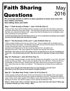 Faith Sharing Questions
