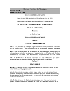 Normas Jurídicas de Nicaragua