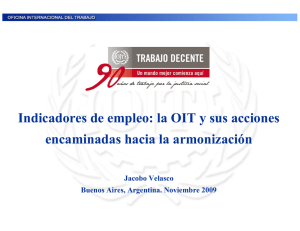 Indicadores de empleo: la OIT y sus acciones encaminadas hacia la