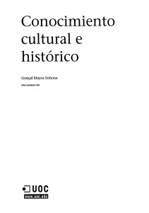 a Conocimiento cultural e histórico