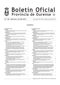 Boletín Oficial da Provincia de Ourense - BOP