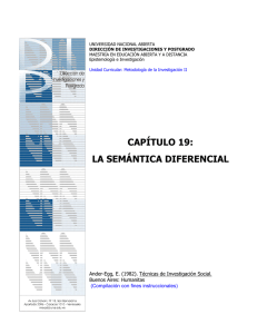la semántica diferencial - Maestría en Educación Abierta y a Distancia