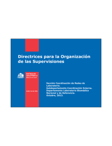 Supervisión MCELIS - Instituto de Salud Pública de Chile