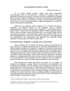 Ya no resulta extraño escuchar hablar sobre ética empresarial