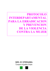 Protocolo interdepartamental para la erradicación y prevención de