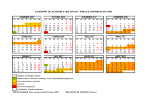 Calendari - Ajuntament de Montcada i Reixac