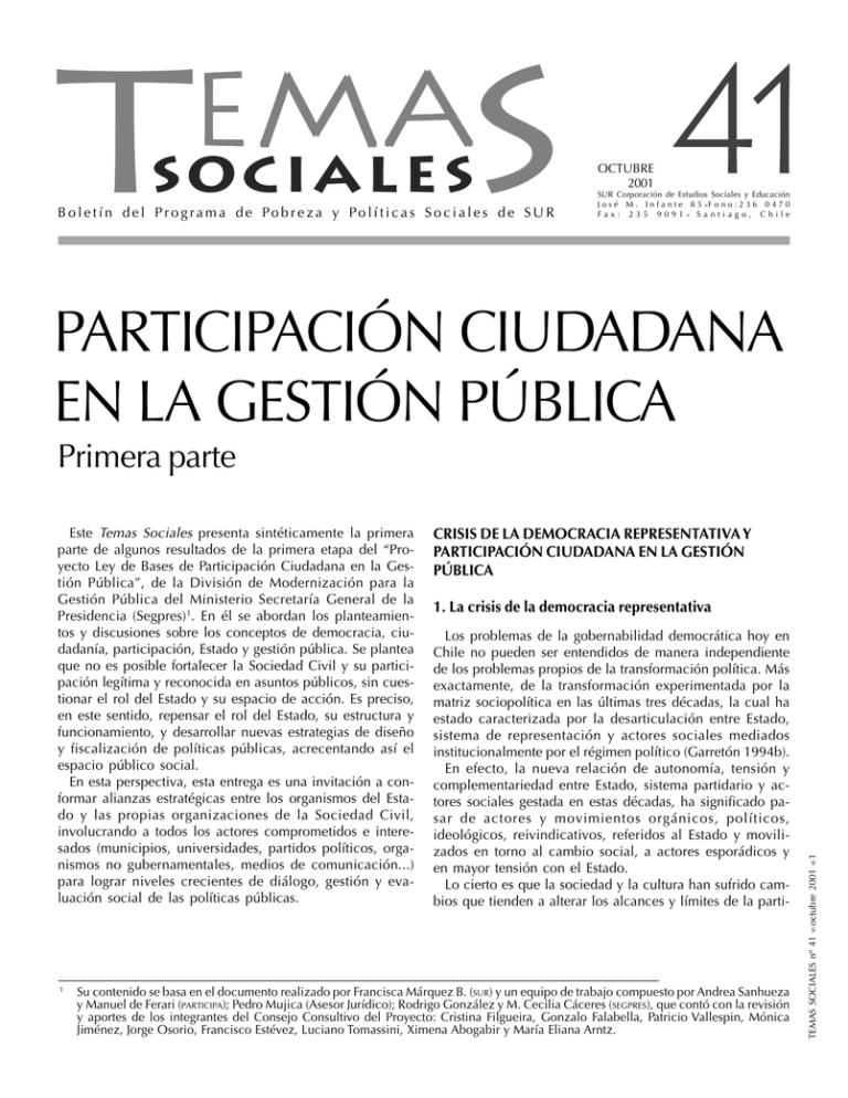 Participación Ciudadana En La Gestión Pública