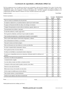 Cuestionario de capacidades y dificultades (SDQ)