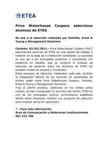 Price Waterhouse Coopers selecciona alumnos de ETEA. 02/02/11