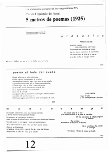 5 metros de poemas (1925) - Revista de la Universidad de México