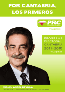 PRC - Parlamento de Cantabria