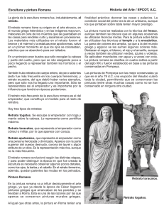 Historia del Arte / EPCOT, A.C. Escultura y pintura Romana