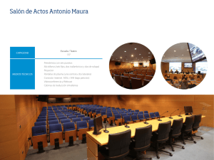 Salón de Actos Antonio Maura