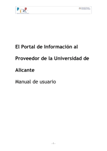 Enlace al manual - Universidad de Alicante