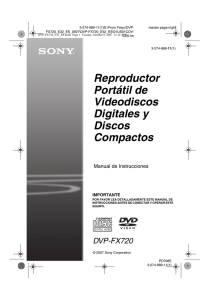 Reproductor Portátil de Videodiscos Digitales y Discos Compactos